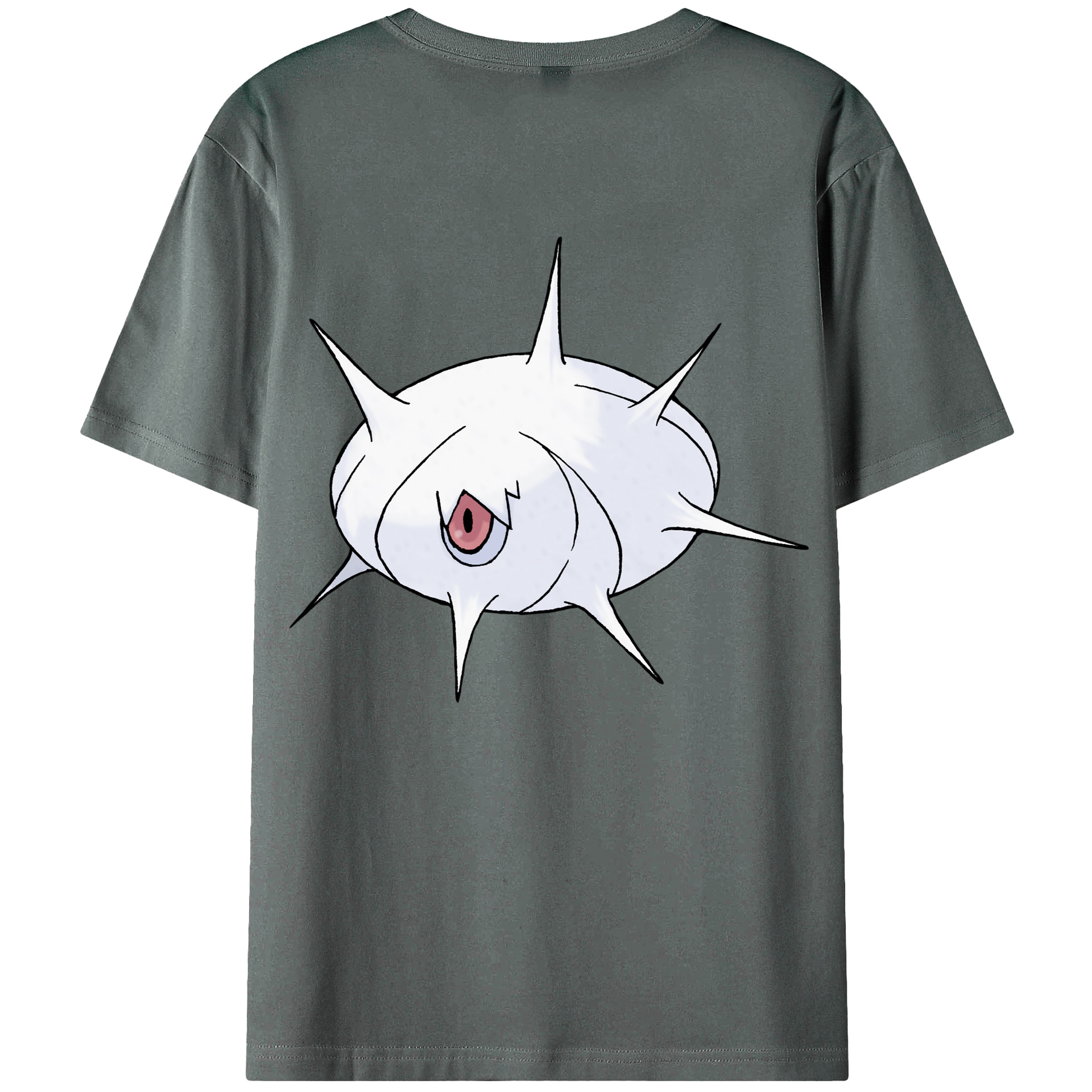 （画像用） ポケットモンスター Pokémon 綿100％ メンズ半袖Tシャツ（バックプリント） 通気性